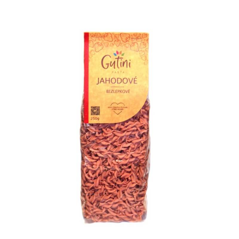 Gutini bezlepkové těstoviny jahodové 1000g