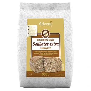 Bezlepkový chléb DELIKATES EXTRA se směsí semínek